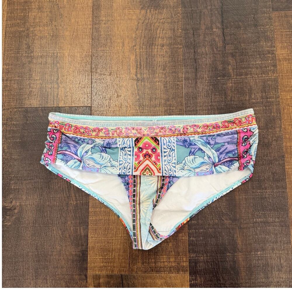 Camilla Swim Bikini Bottoms Floral Paisley Print Women’s Medium